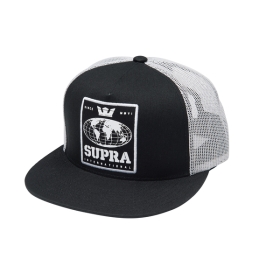 Supra Accessories INTERNATIONS TRUCKER Hats Black/Grey | US-79358